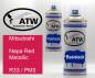 Preview: Mitsubishi, Napa Red Metallic, R33 / PM3: 400ml Sprühdose + 400ml Klarlack - Set, von ATW Autoteile West.